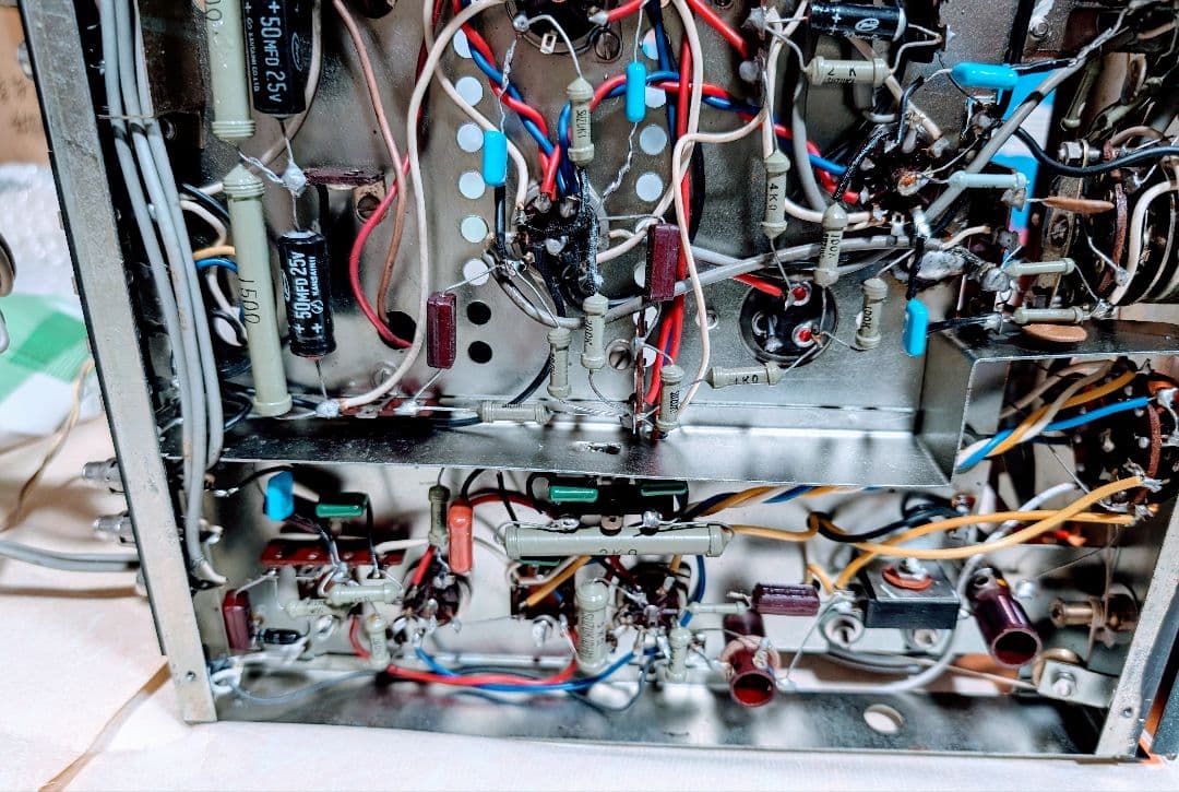 映画出演ステレオ真空管ラジオアンプbluetooth付　高級機