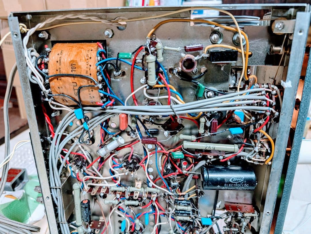 映画出演ステレオ真空管ラジオアンプbluetooth付　高級機