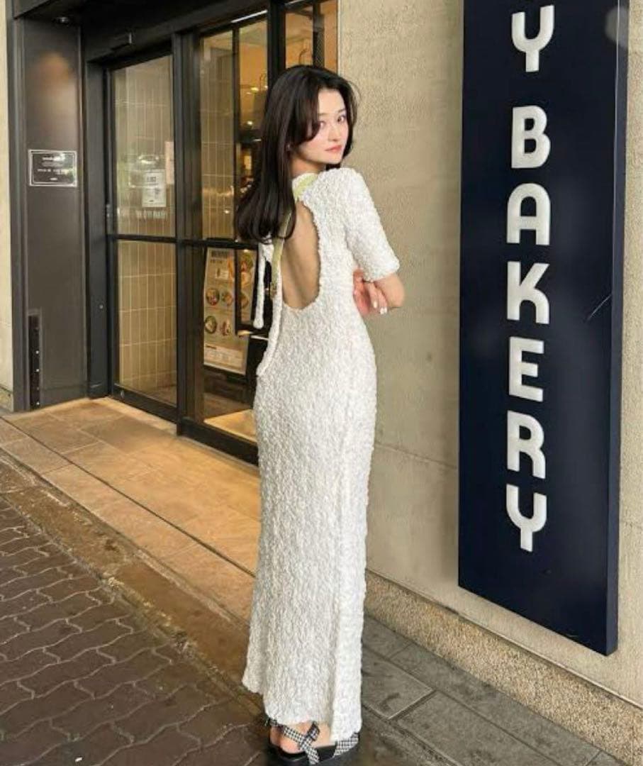 Bibiy. HONEY BEE DRESS ホワイト HONEY BEE DRESS/158cm/着用サイズF｜Bibiy.