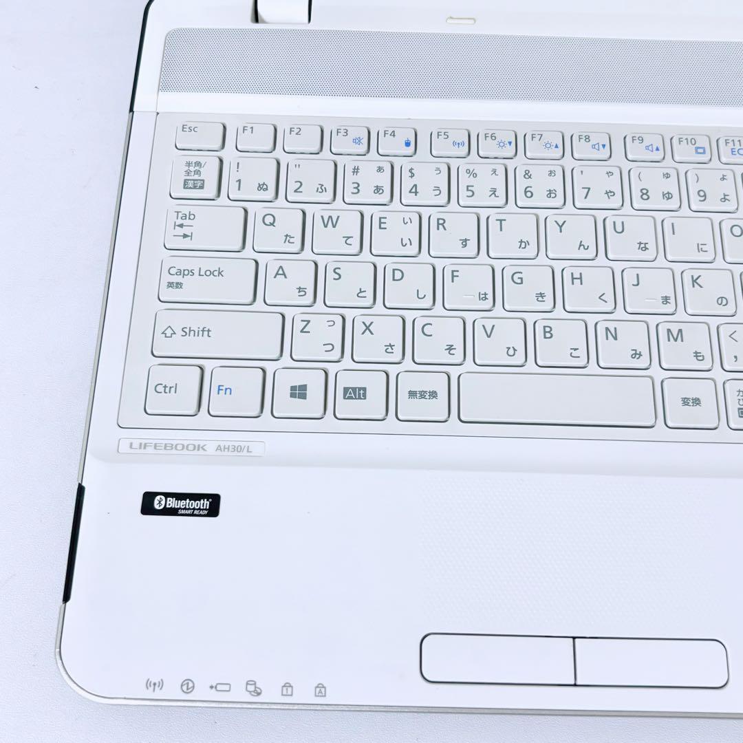 G-10/富士通/ノートパソコン/大容量SSD512GB/Win10/カメラ