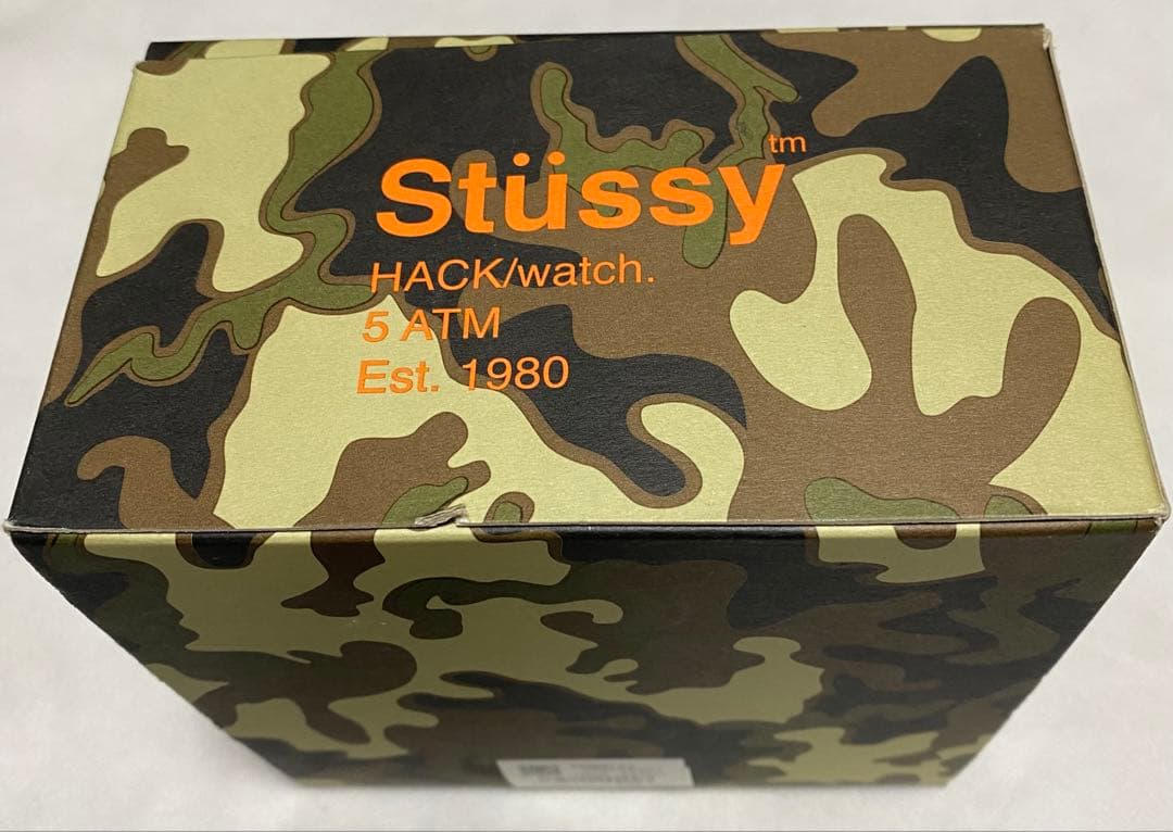old Stussy HACK WATCHグレー ステューシー 腕時計ミリタリー