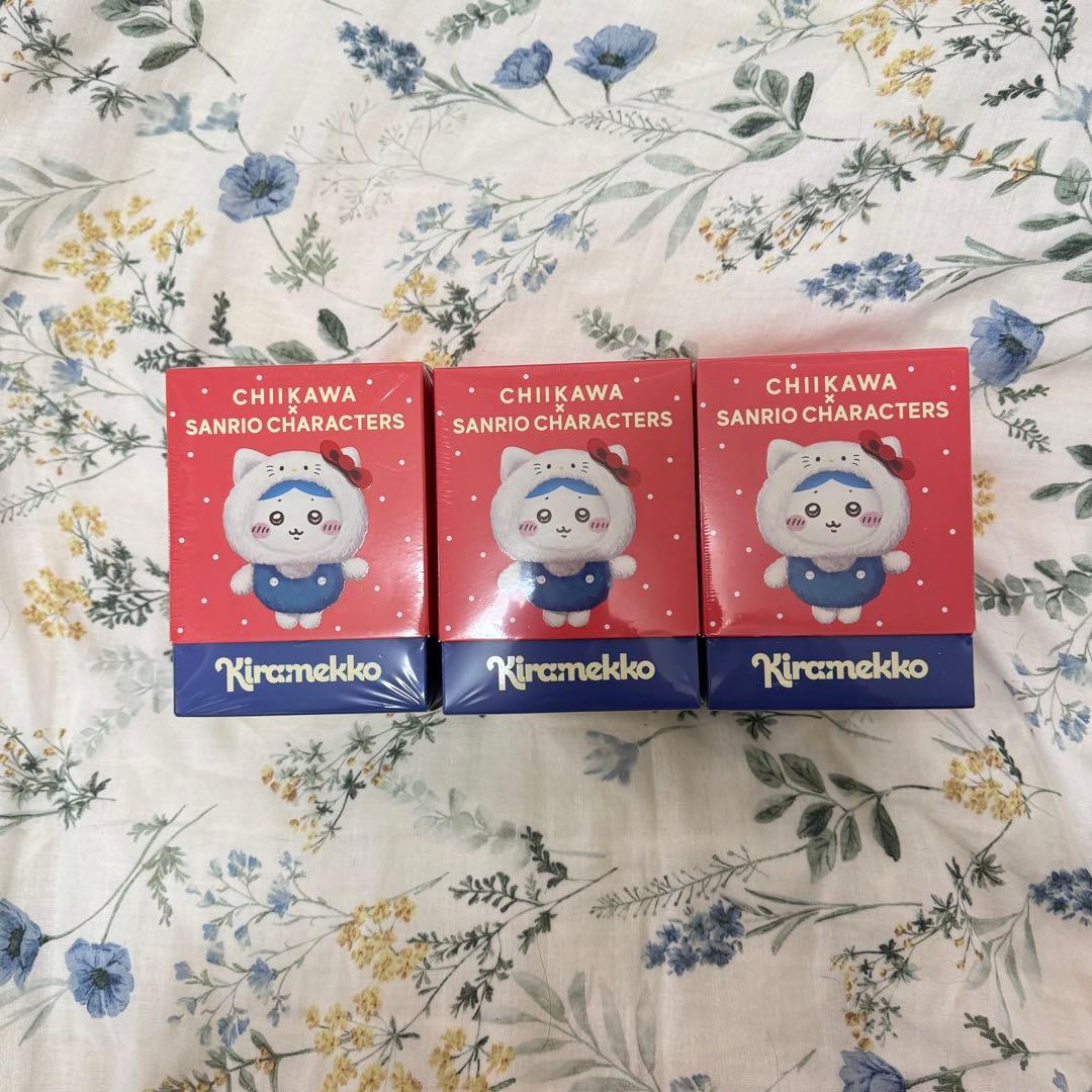3種類 ちいかわ サンリオキャラクターズ Kiramekko コンプリートセット