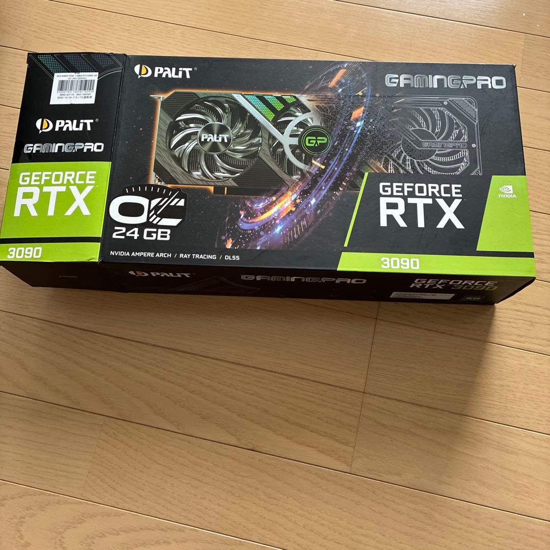 palit RTX 3090 ヒートシンク ファン バックプレート LED 箱 - メルカリ