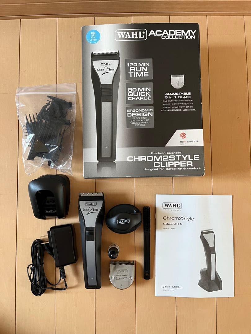 【動作確認済】 WAHLクロム2スタイル　バリカン Amazon.co.jp: Wahl(ウォール） Chrom2Style （クロム2スタイル）業務