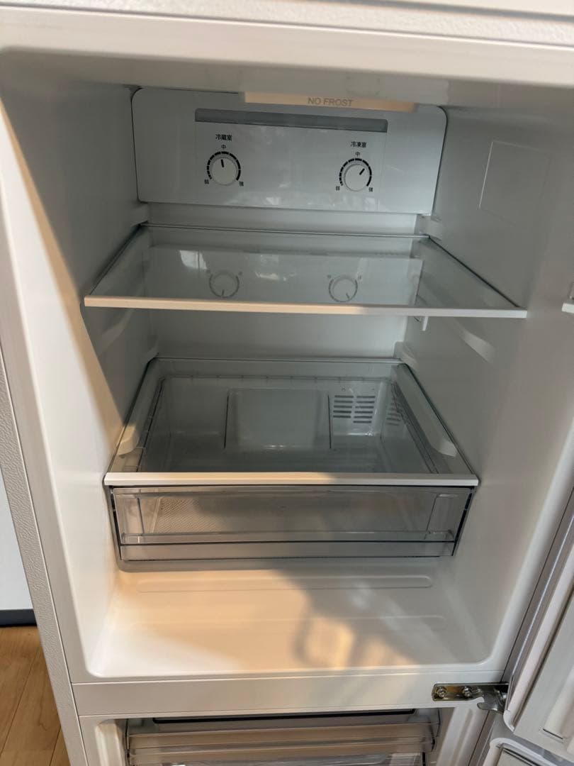 JR-NF148B-W トップフリーザー冷蔵庫 ライトピンク ホワイト