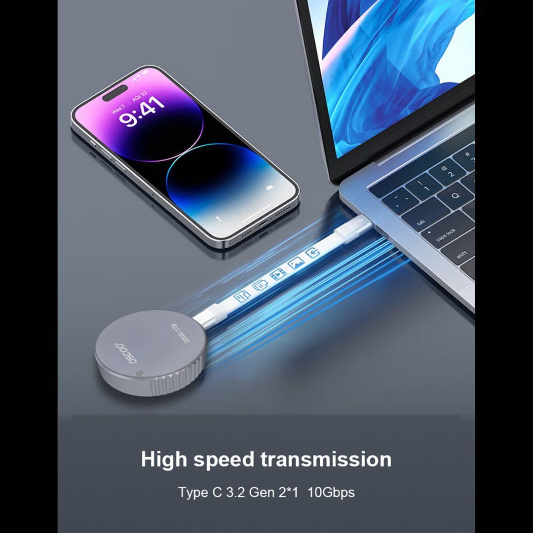 外付け SSD 2TB OSCOO MD008