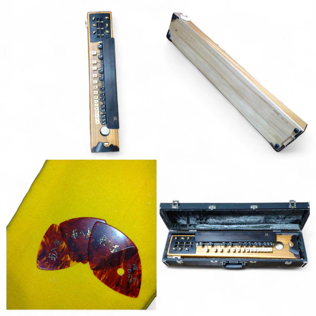 極美 全音 大正琴 冴 ハードケース付 - メルカリ