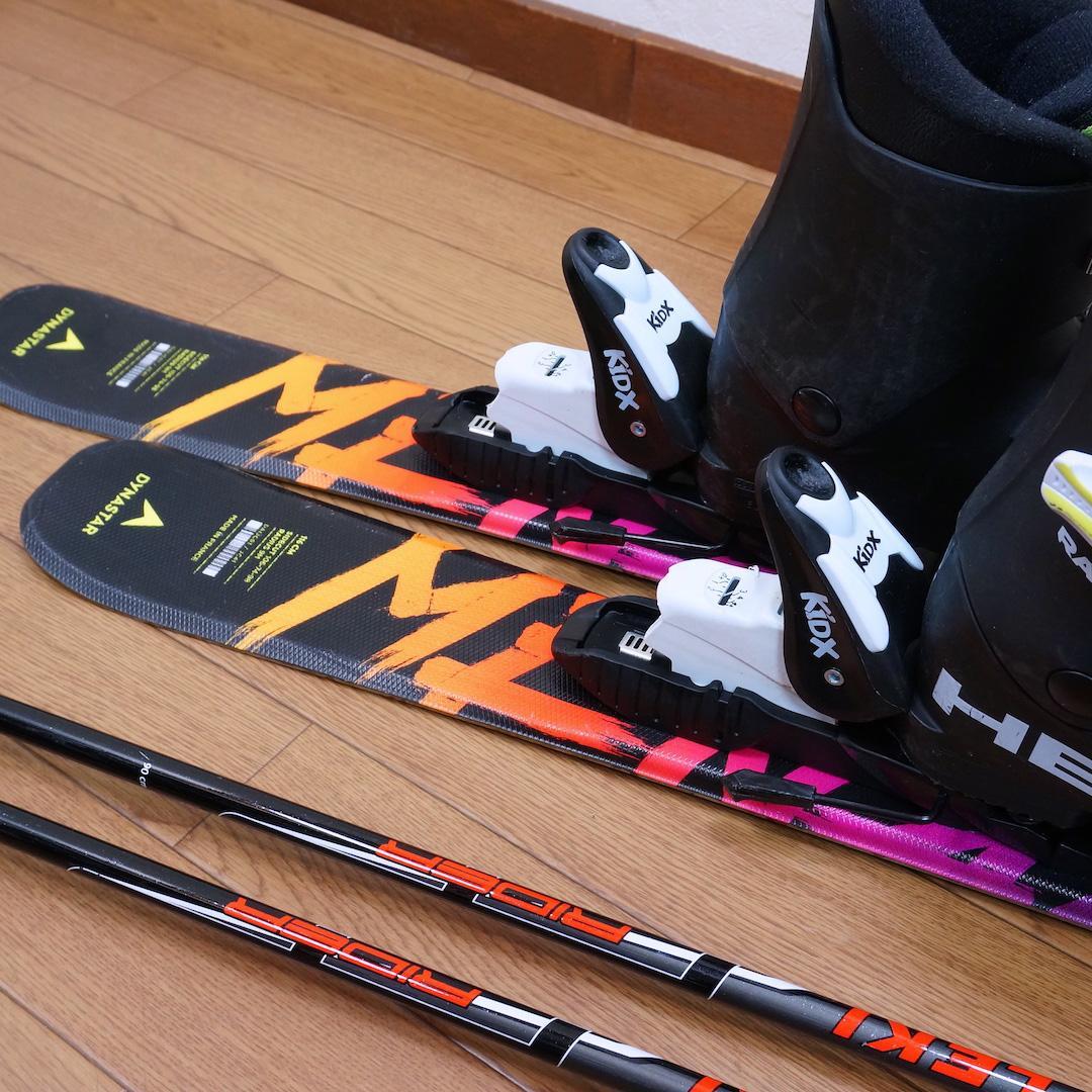 メンテ済 116cm 靴20～20.5cm DYNASTAR スキーセット
