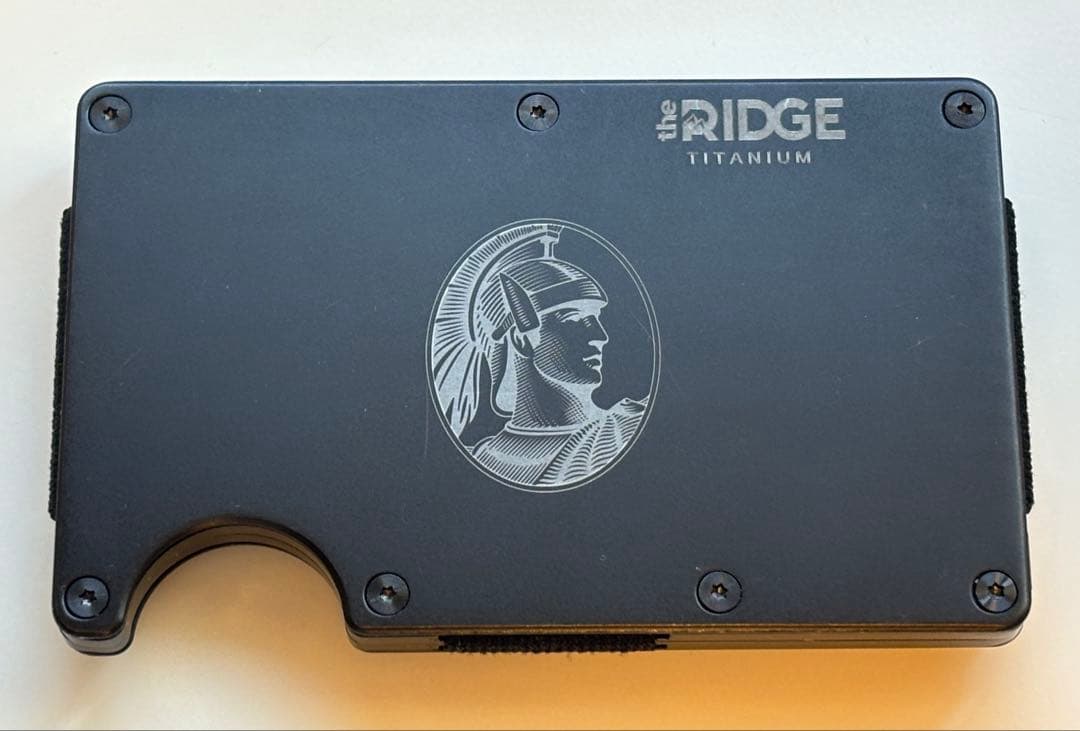 コラボ/AMEX/チタン/the RIDGE/マネークリップ/限定/カードケース