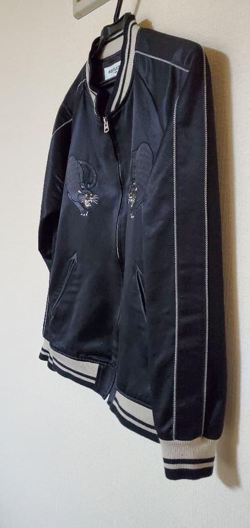 ルードギャラリー チバユウスケ着用 スカジャン ブラックパンサー