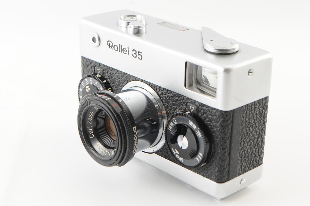 ★新品級★ Rollei 35 シルバー★カビ・クモリなし！露出計作動！完動品！