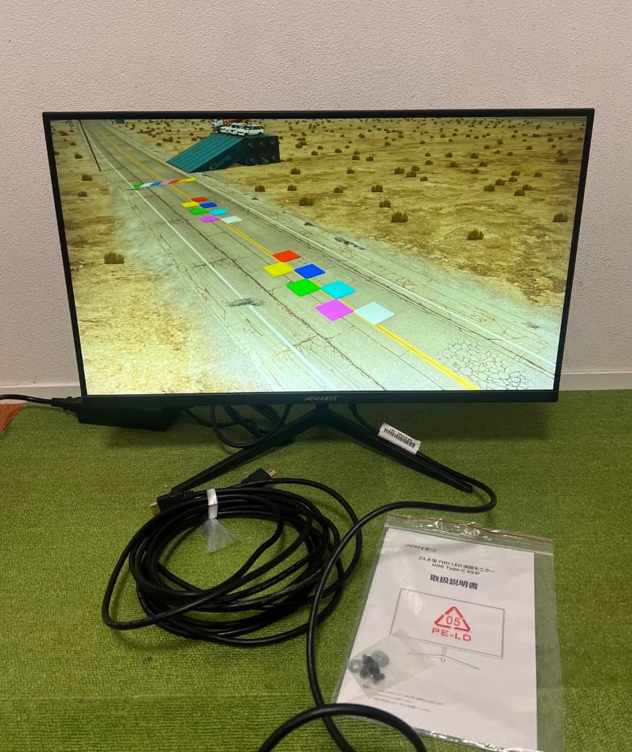 JAPANNEXT 23.8インチIPSパネル スピーカー内蔵 フルHDモニター