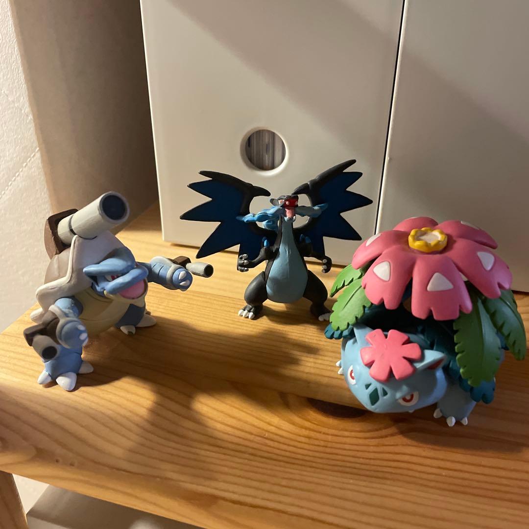 立体ポケモン図鑑 メガリザードン、メガフシギバナ、メガカメックス