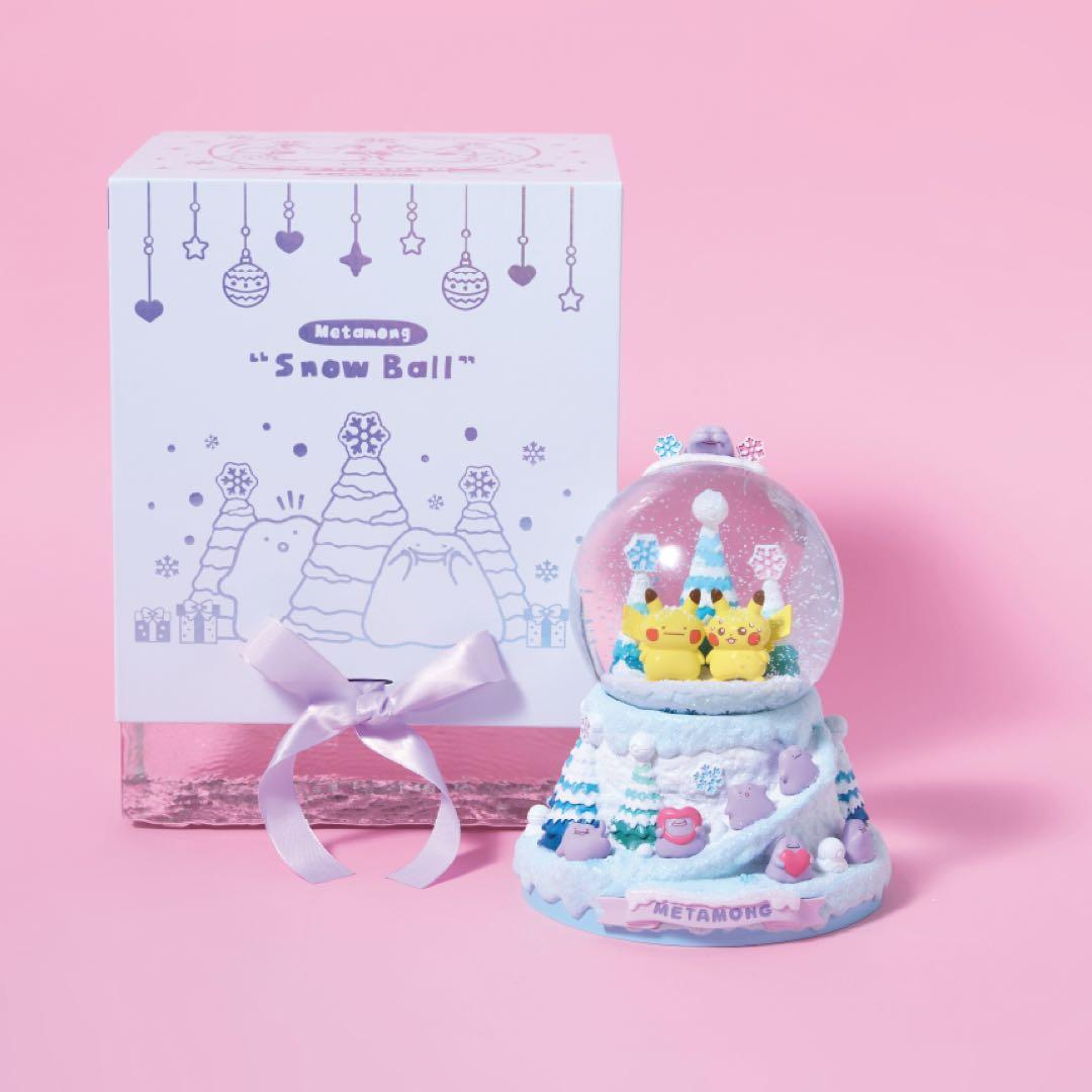 韓国公式 ポケモン メタモン スノードーム スノーボール 限定グッズ