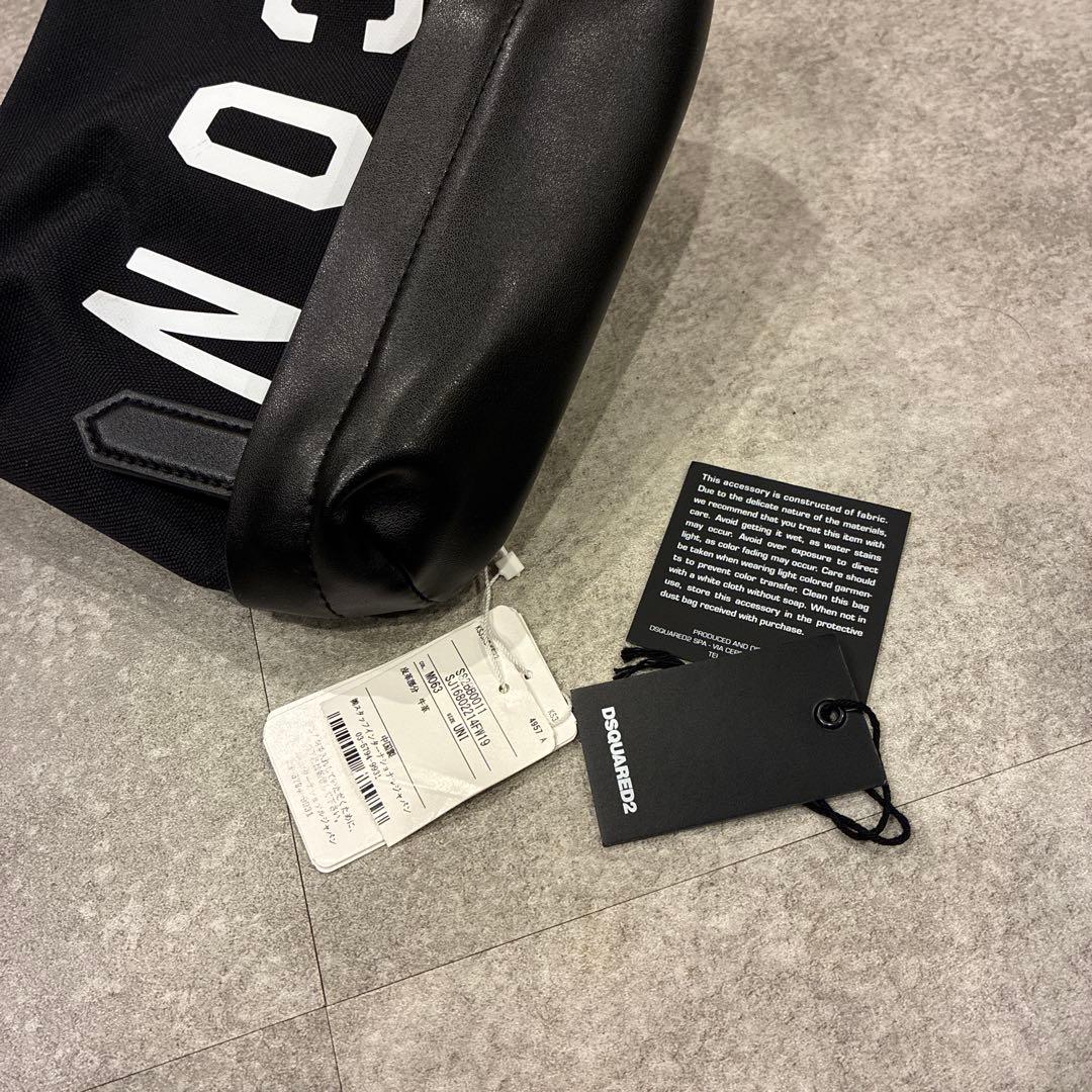 新品 DSQUARED2 アイコン ボディバッグ 牛革 レザー