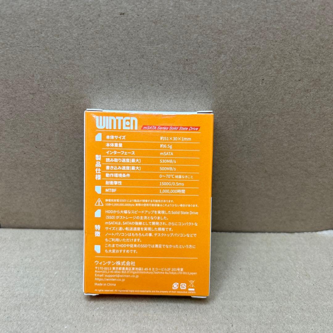 WINTEN 内蔵 SSD 1TB ｍSATA SATA3 6Gb/s