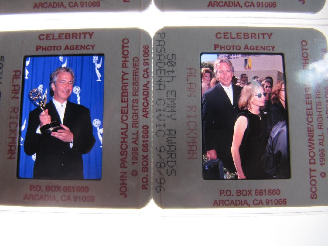 り*り様 アラン・リックマン 35㎜スライド20枚ゴールデングローブ賞