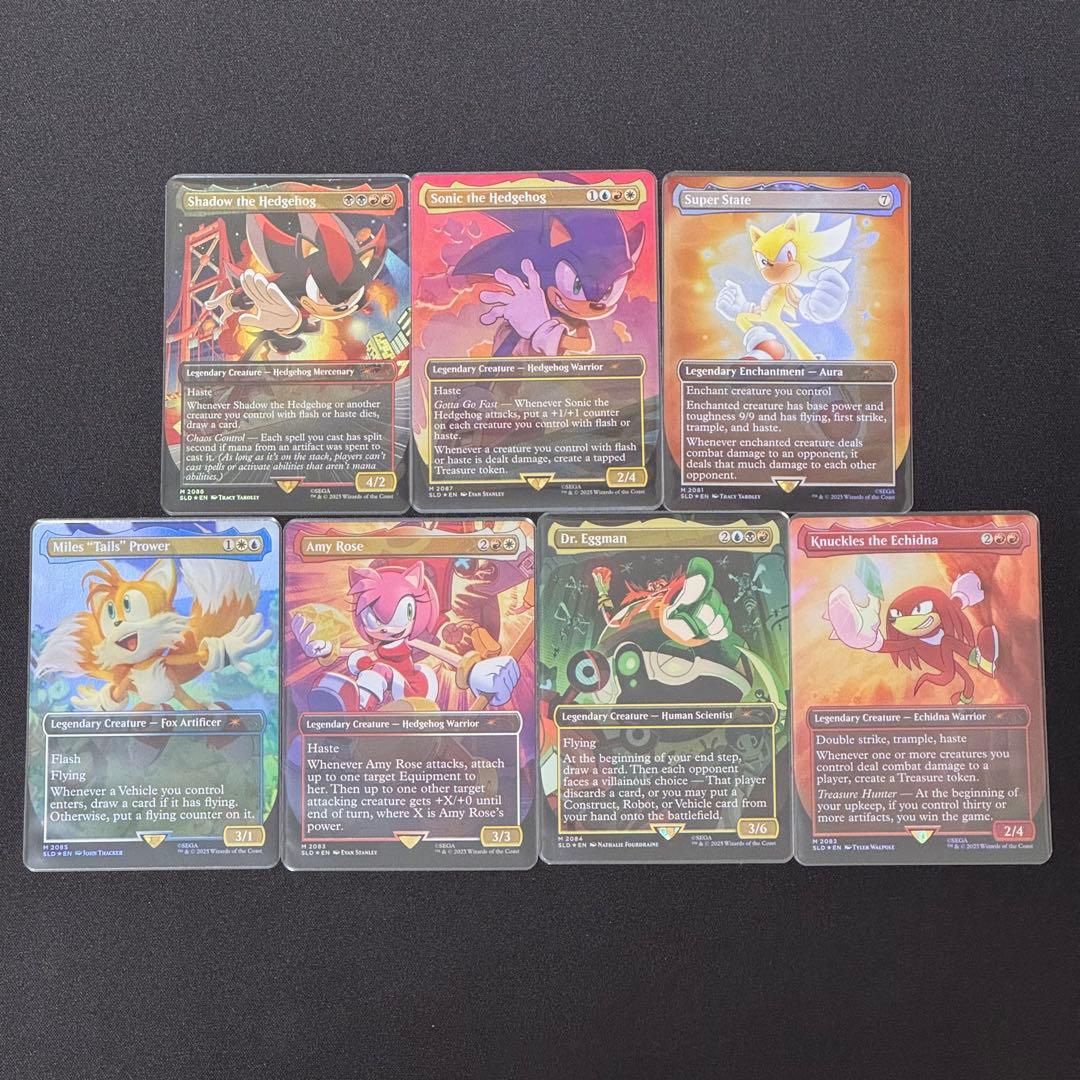 MTG Sonic the Hedgehog他Foil7枚セット