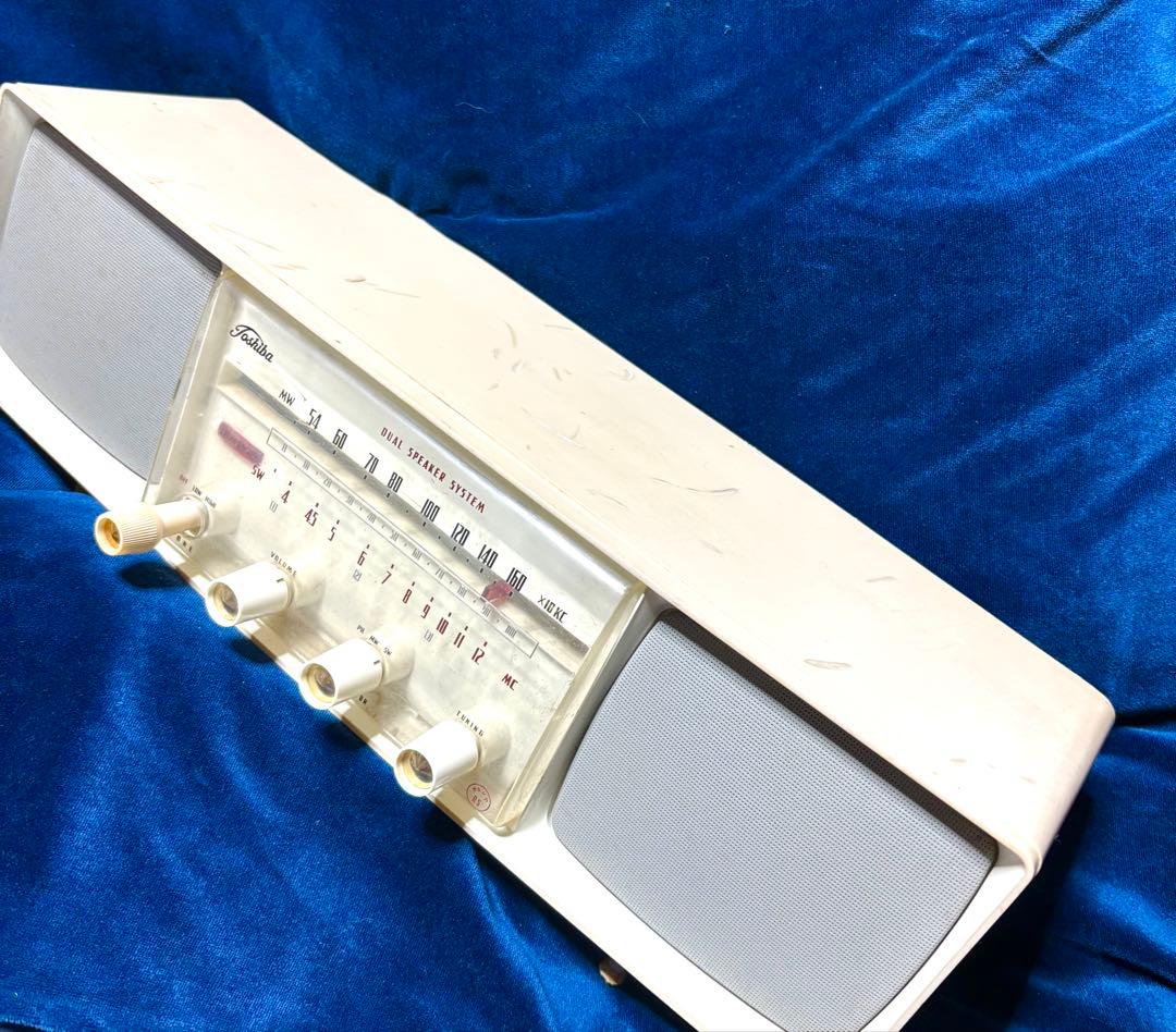 ★【東芝「かなりやRS」真空管ラジオ「5ZL-507形」★ 昭和レトロ★希少品★