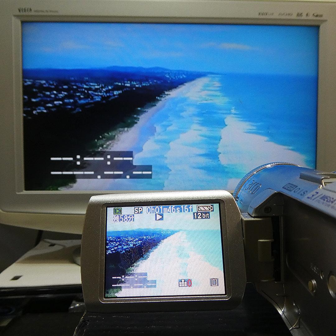 動作良好 パナソニック NV-GS250 MiniDVビデオカメラDVD化に最適 動作