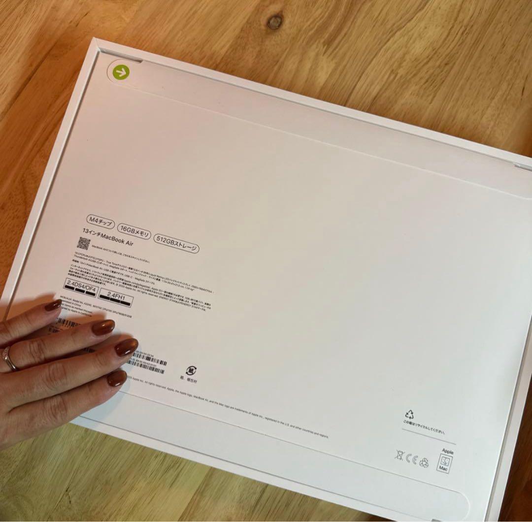 【sasakure】MacBook Air M4/16GB/512GB