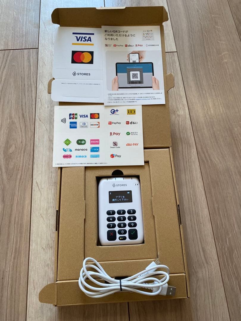 中古】STORES決済 端末カードリーダー Bluetooth対応 - メルカリ