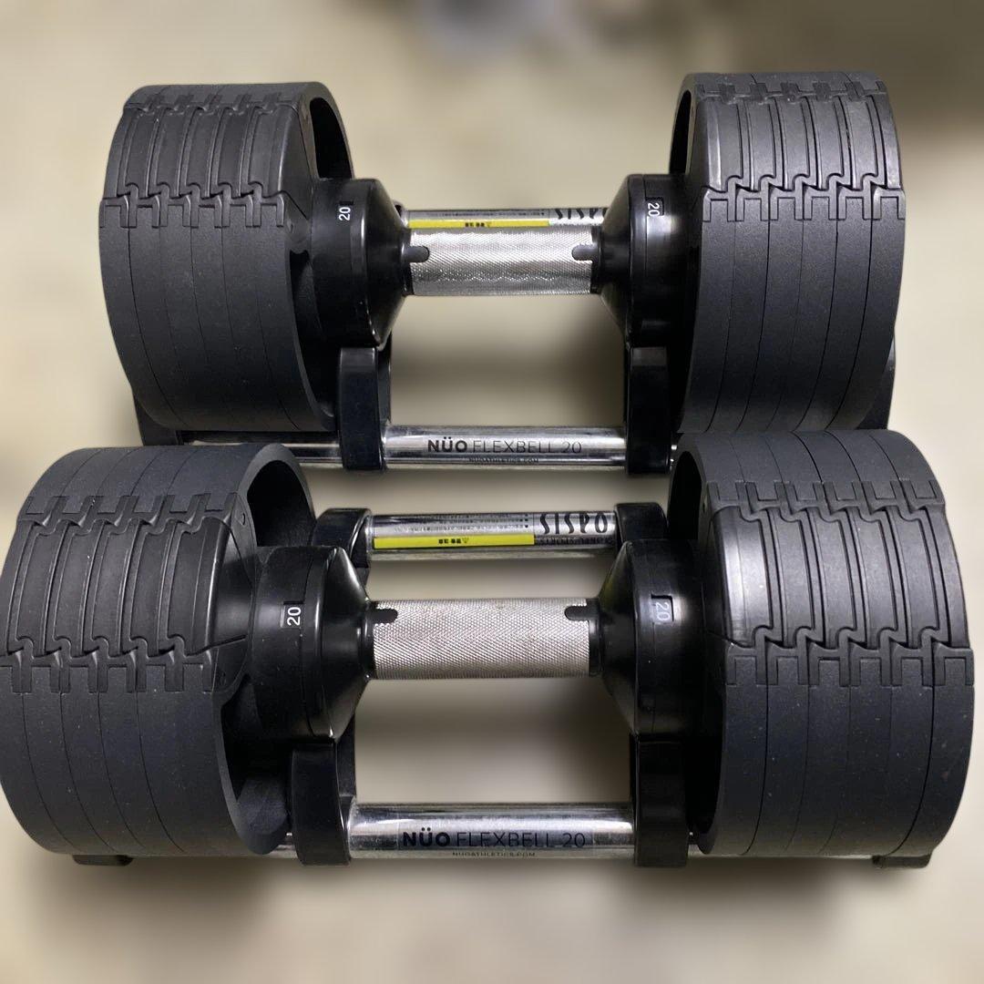 2kg刻み 20kg FLEXBELL NUO 可変式ダンベル ② TOP FILM フレックスベル 2kg刻み 20kg flexbell 可変式ダンベル