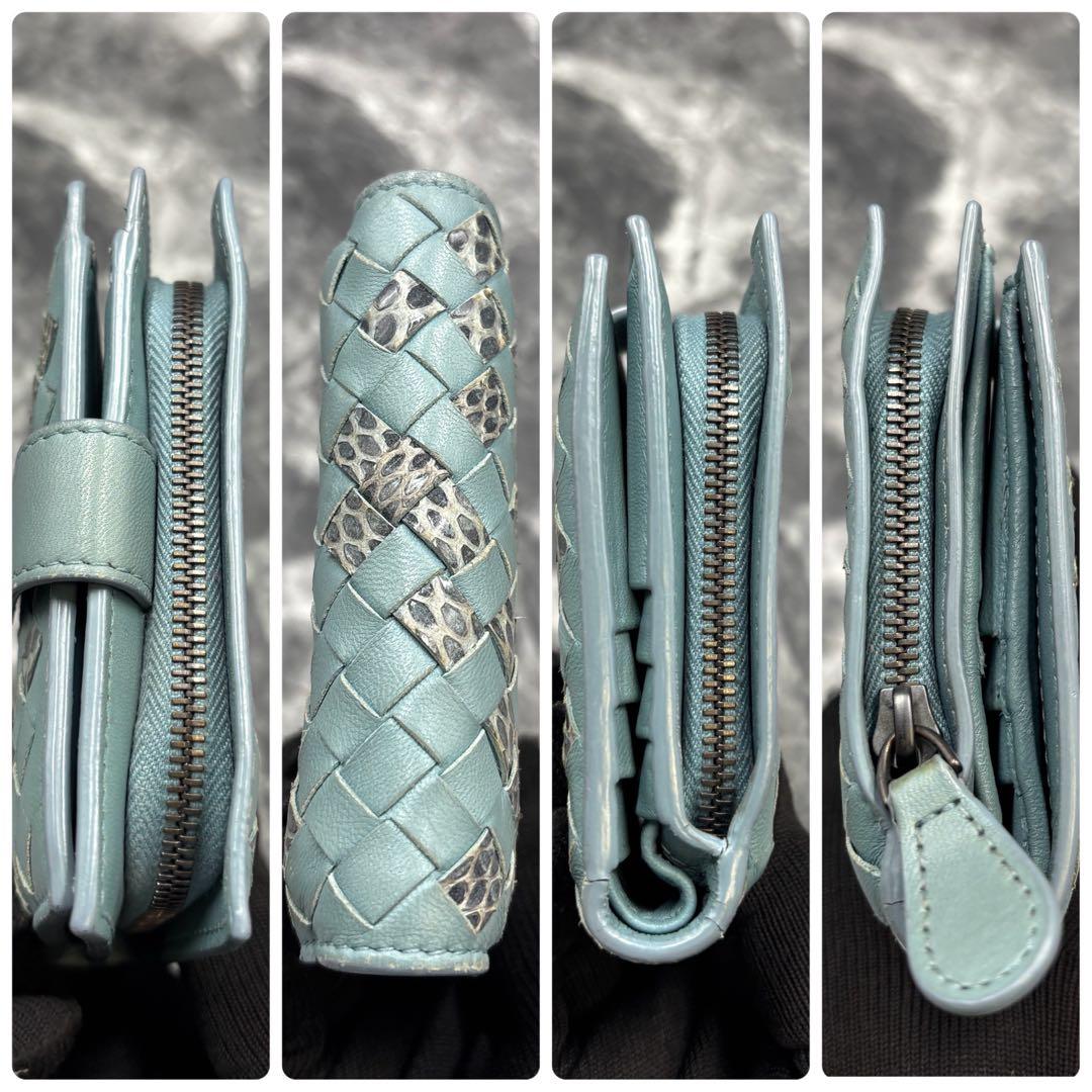 ÂÅÆ 様専用✨ボッテガヴェネタ アイヤーズ 二つ折り パイソン - メルカリ