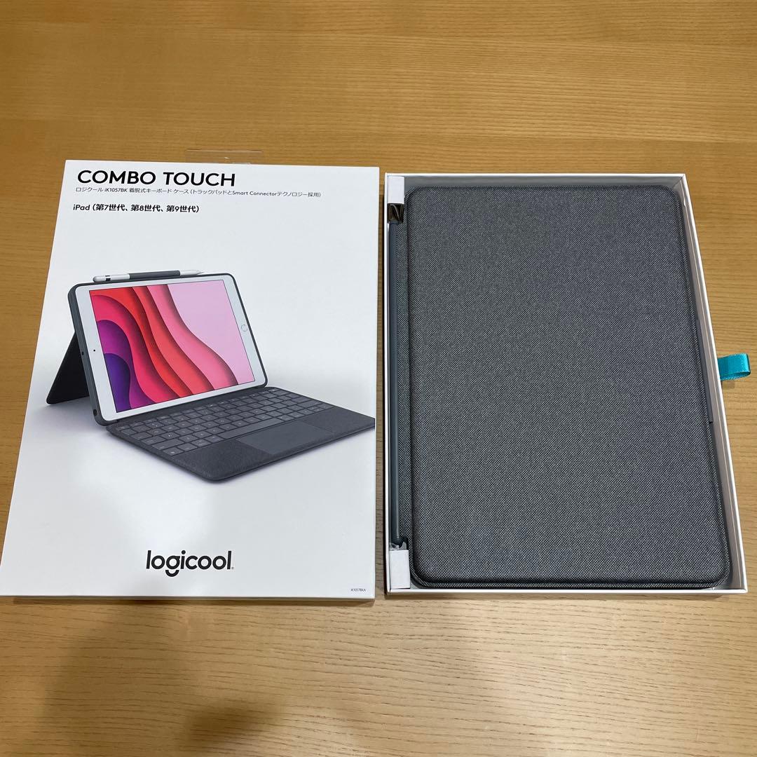 ロジクール iK1057BK着脱式キーボードケースiPad （第7、8、9世代） logicool（ロジクール） iPad キーボード ケース Combo Touch iPad 第7