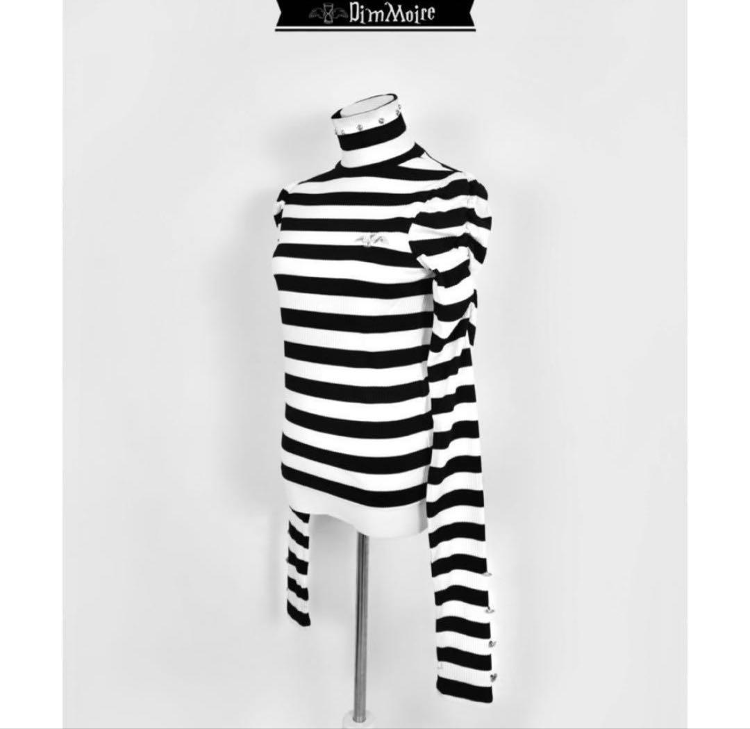 DimMoire くしゅくしゅニットトップス ボーダー - メルカリ
