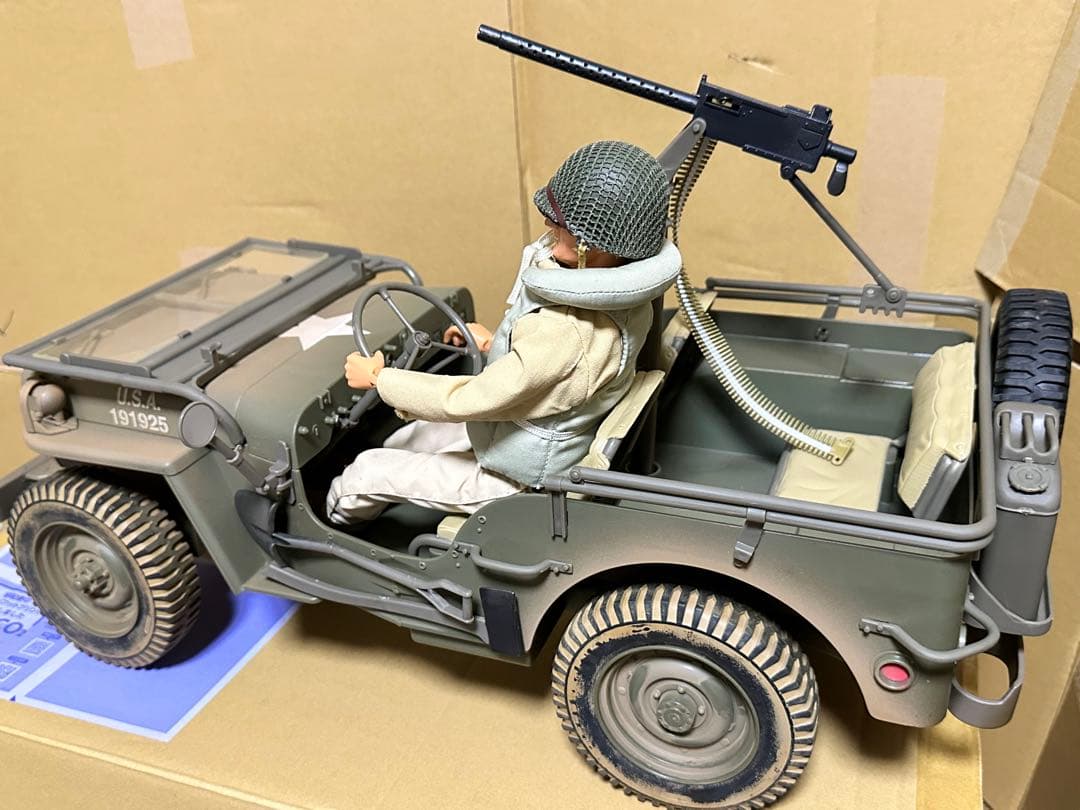 WILLYS JEEP 1/6サイズ ジープ フィギュア付き - メルカリ