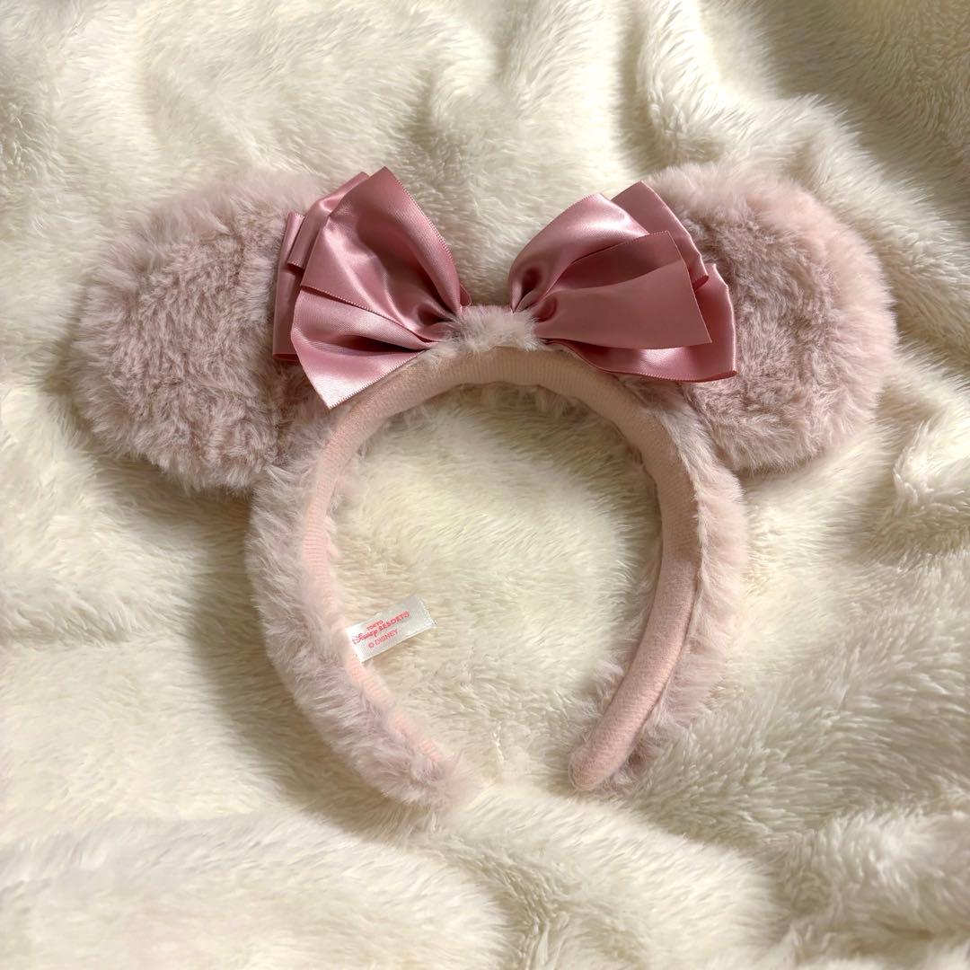 ディズニー もこもこ カチューシャ ピンク 冬 - メルカリ