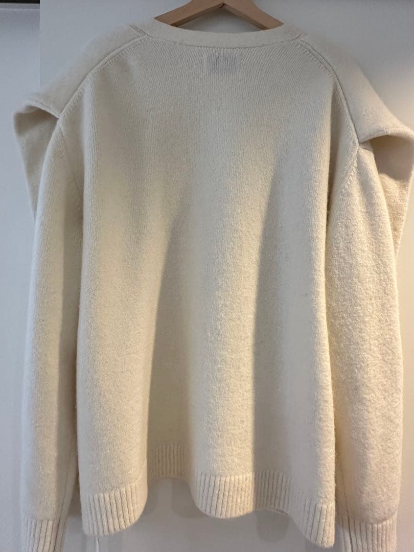 naeアルパカカーディガン ホワイトAlpaca Cardigan - メルカリ