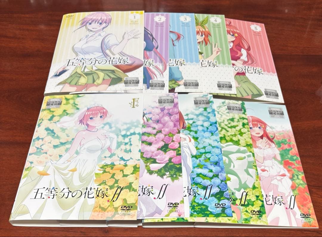 五等分の花嫁1,2期 全巻完結セット 劇場版付 dvd