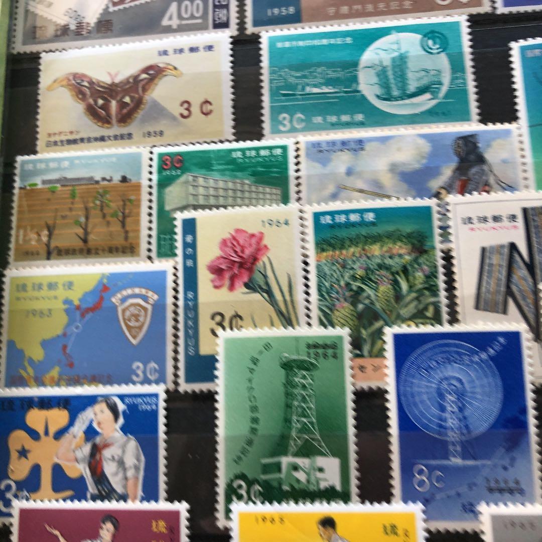 ストックブック1冊全て琉球切手！142種＋レア小型シート5種（単片