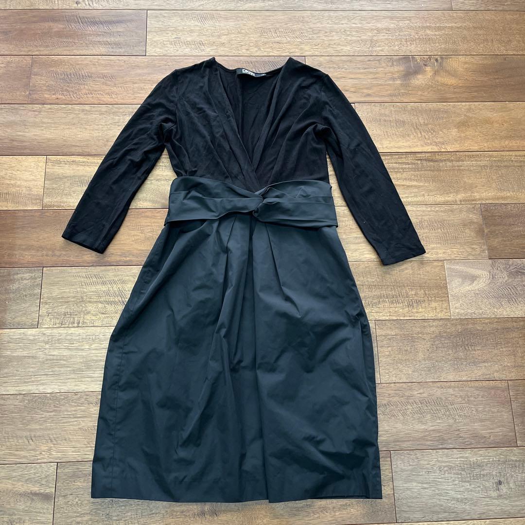 DKNY ダナキャランニューヨーク ワンピース サイズ4 黒 - メルカリ