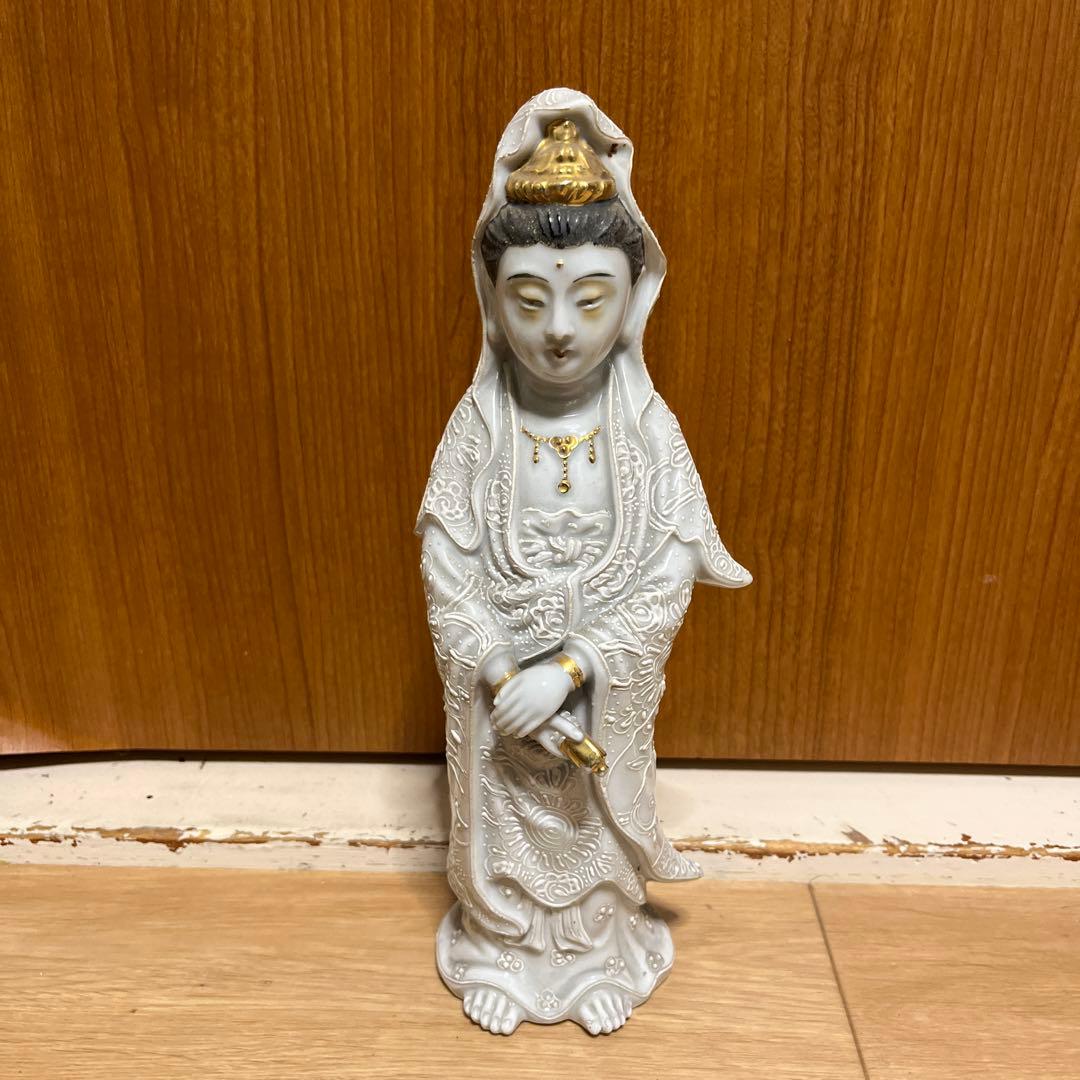 九谷焼 九谷 菊仙 観音菩薩 - メルカリ