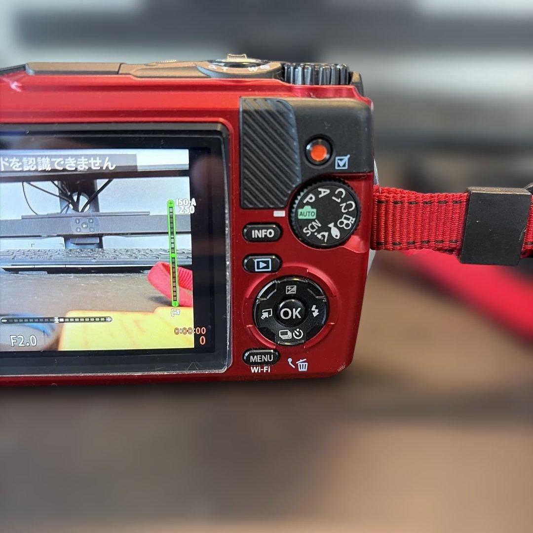 OM SYSTEM TG-7 デジタルカメラ 赤