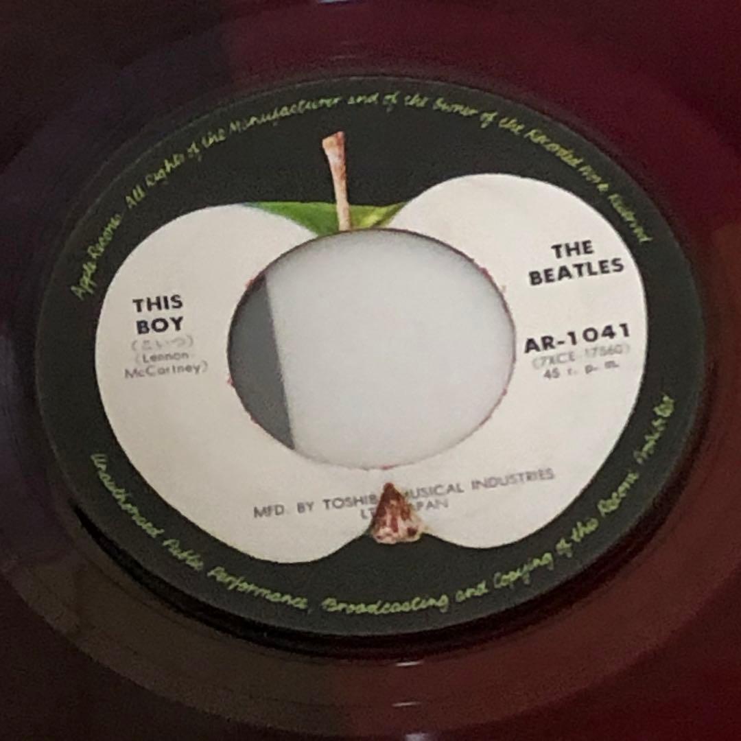ビートルズ○抱きしめたい ○音工400赤盤(AR- 1041) - メルカリ