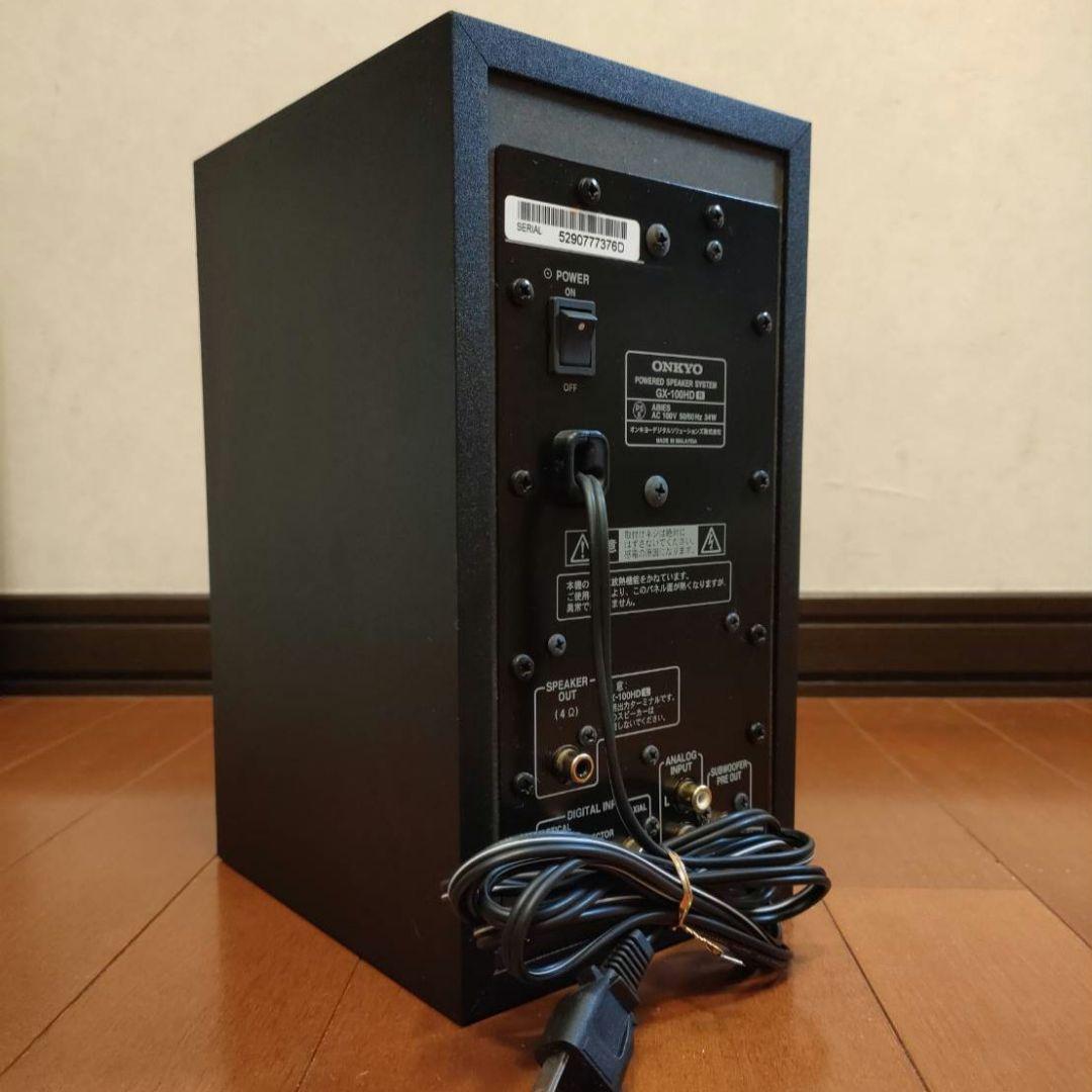 ONKYO GX-100HD パワードスピーカー　ブラック