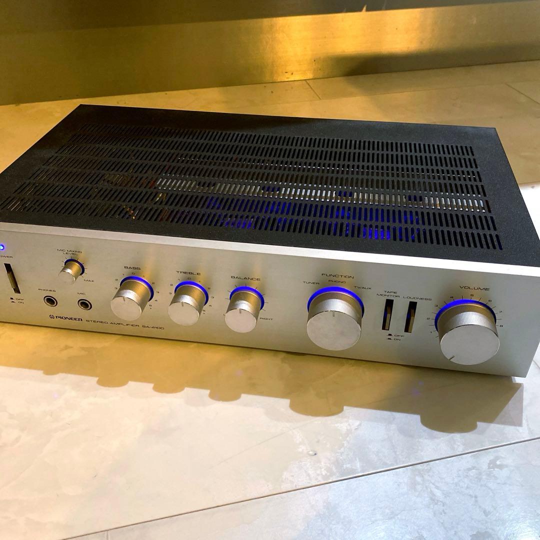 PIONEER プリメインアンプ SA-4100 LED化 パイオニア