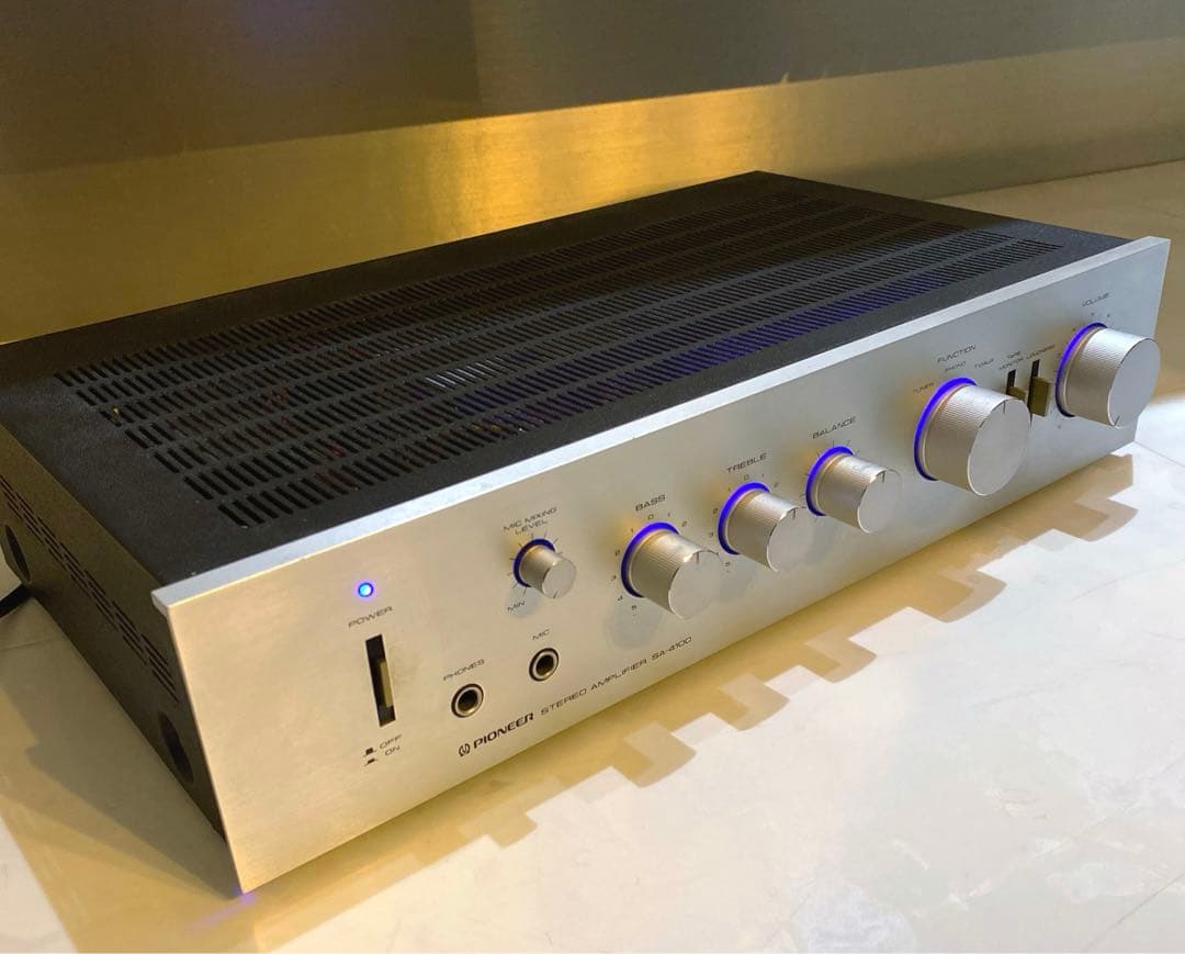 PIONEER プリメインアンプ SA-4100 LED化 パイオニア
