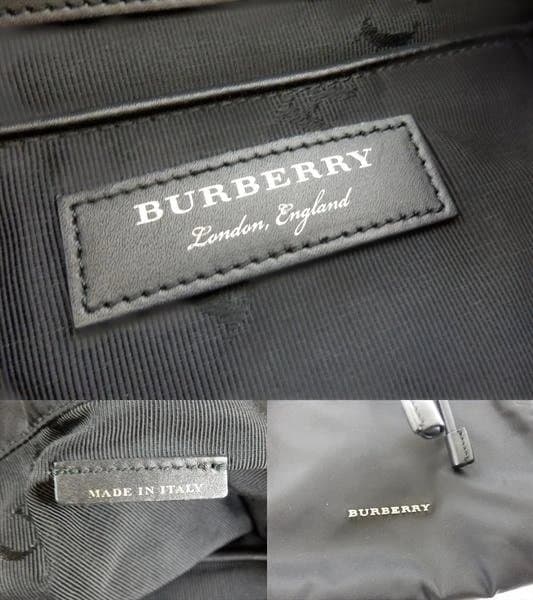 MH478 BURBERRY バーバリー ナイロン チェーン リュック
