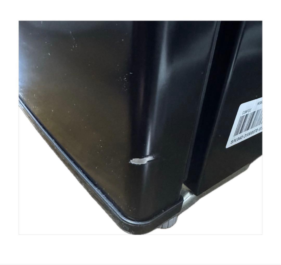 2023年製　コンフィー　2ドア　90L 冷蔵庫　ブラック　一人暮らし