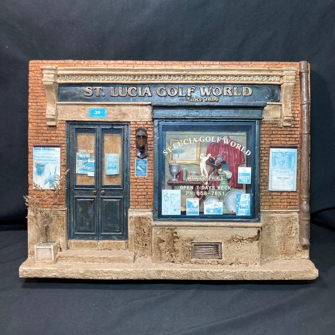 【美品】壁掛け ジオラマ ゴルフ店 セントルシアゴルフワールド 美品】壁掛け ジオラマ ゴルフ店 セントルシアゴルフワールド 美品