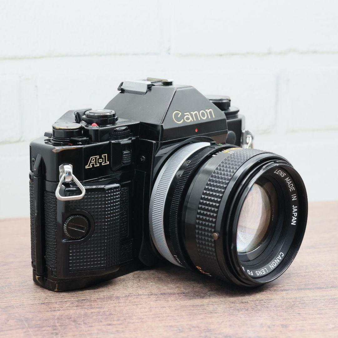 【完動品】Canon A-1 / FD 50mm F1.4 SSC【分解清掃済】