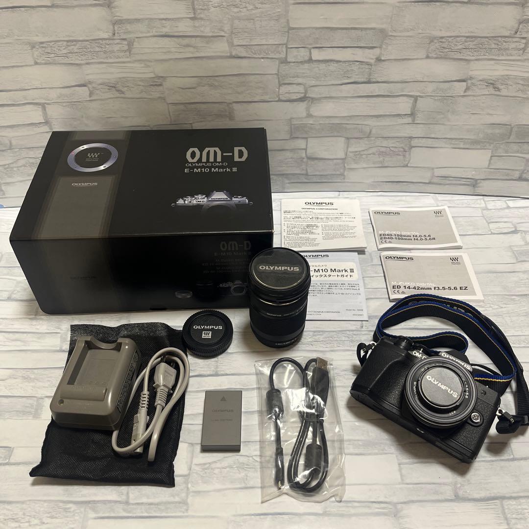 OLYMPUS OM-D E-M10 MarkⅢ オリンパス Amazon.com : Olympus' OM-D E-M10 MarkIII Double Zoom kit (Silver