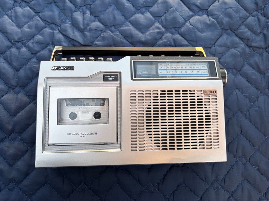 ★【SANSUI ラジカセ 】★未使用保管品★美品★
