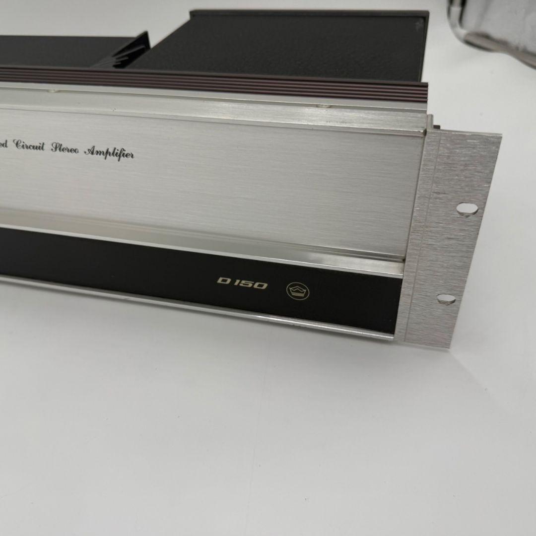 アンプ CROWN D-150Vintage Stereo PowerAmplifier
