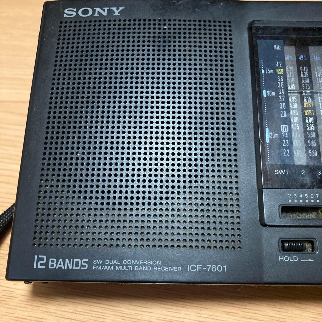 ＳＯＮＹ　ＩＣＦ➖７６０１高性能ポータブル受信機 ＦＭ　ＭＷ　ＳＷ１０バンド